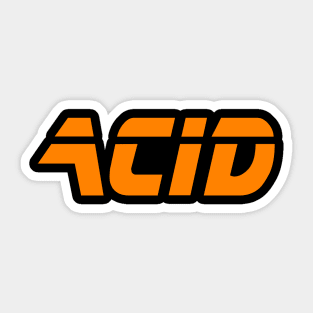 Acid House Music Festival Gift Sticker